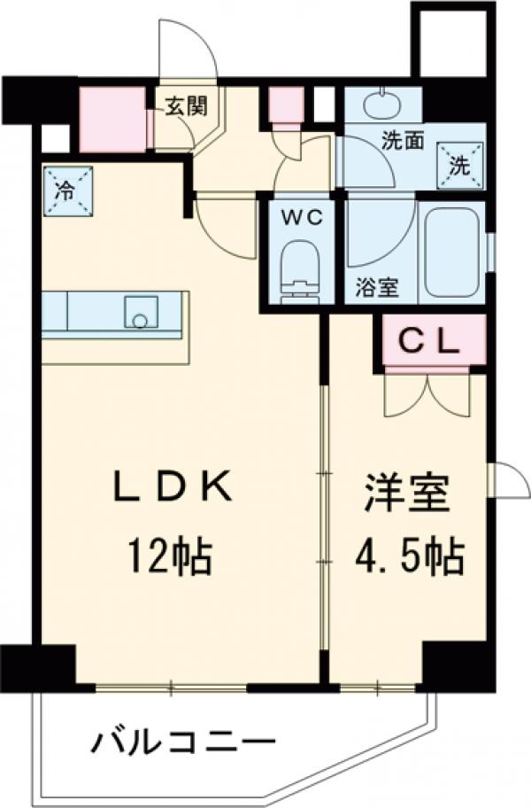 パレ・ド・ルピナス南千住の間取り