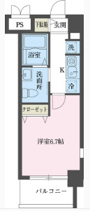 ＬａＳａｎｔｅ立川の間取り