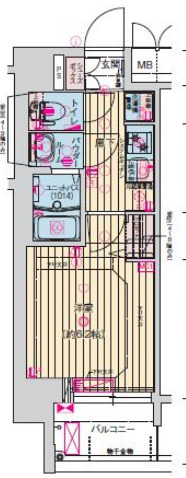 プレサンス東三国エンブレイスの間取り
