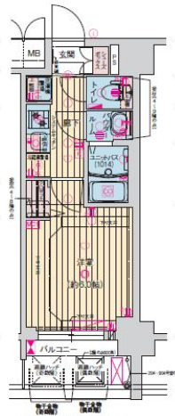 プレサンス東三国エンブレイスの間取り