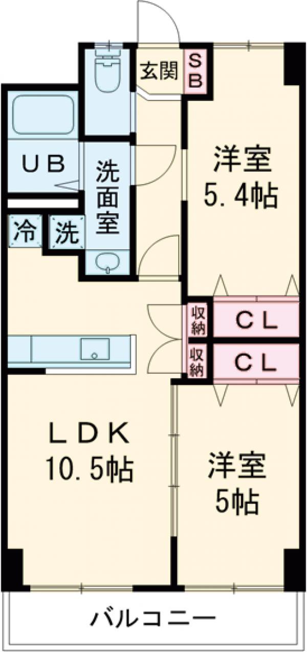 PARK MODERN つつじヶ丘の間取り
