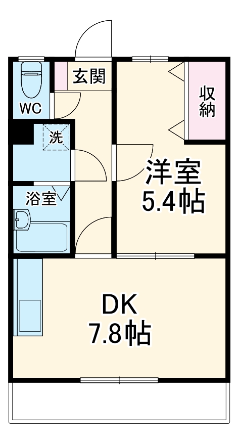 ガーデンコート平松APの間取り