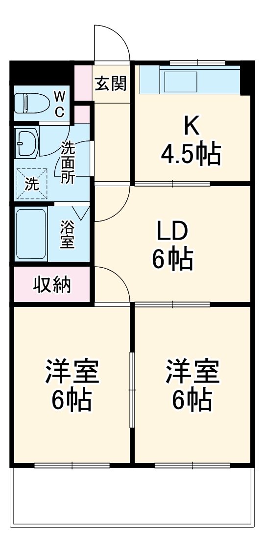 ロイヤルメゾン高森の間取り