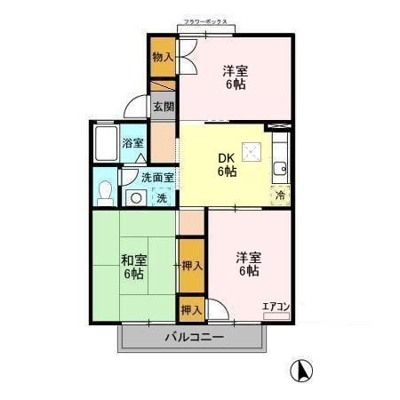 グランパティオの間取り