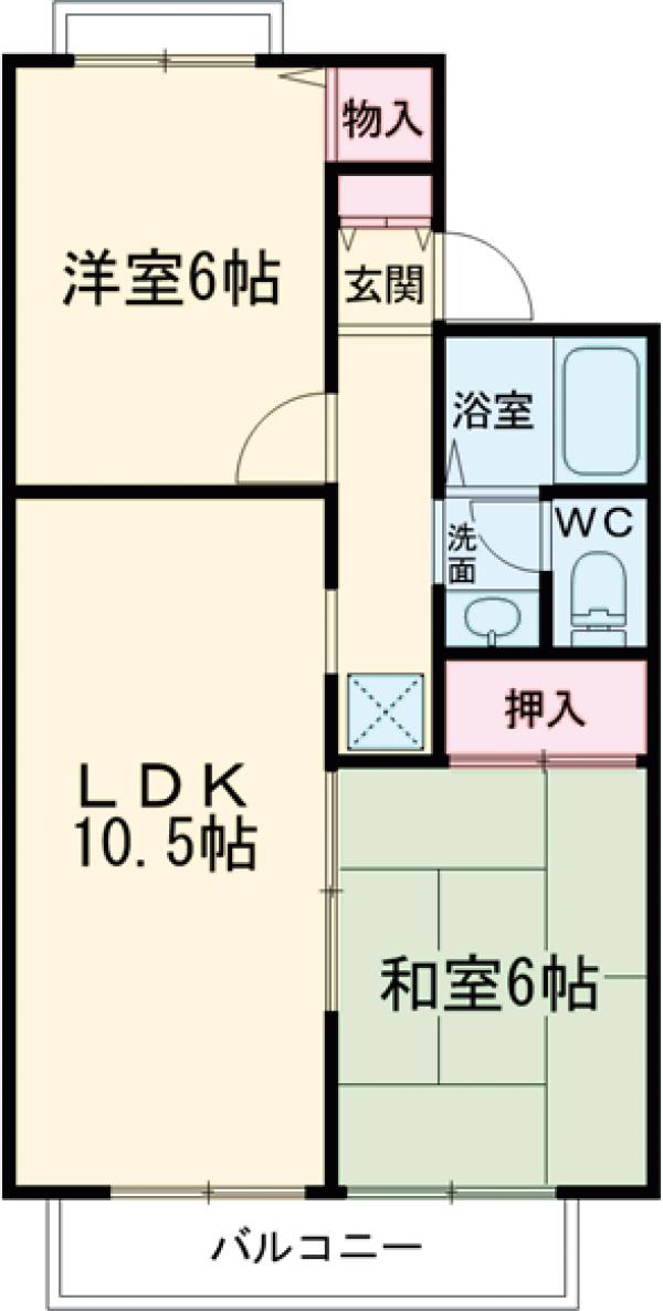 セジュール雅の間取り