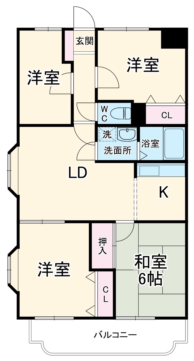 アルテールSの間取り