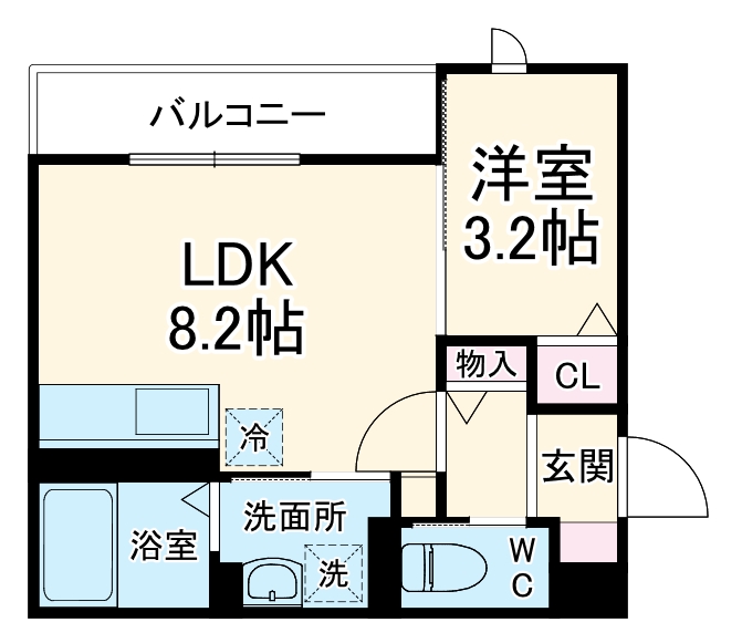 ブリーズコースト夕陽ヶ丘の間取り
