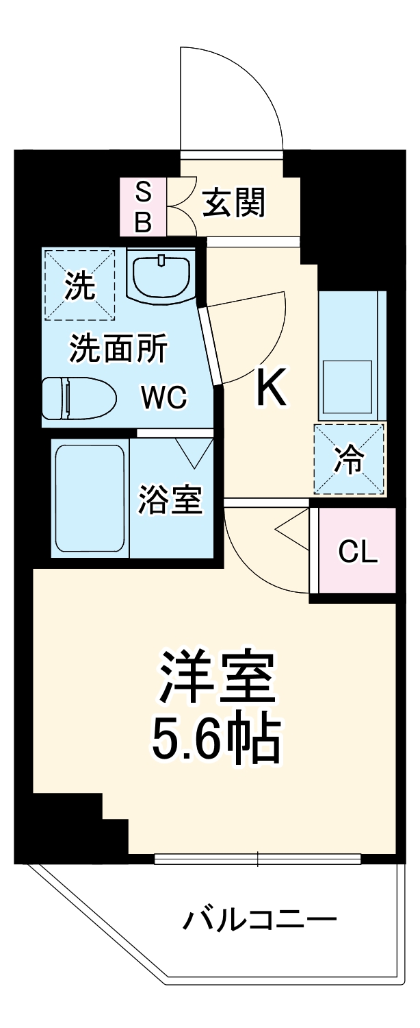 イアース横濱赤門町の間取り