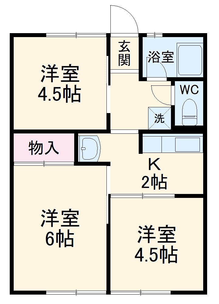 シティハイム諸井の間取り