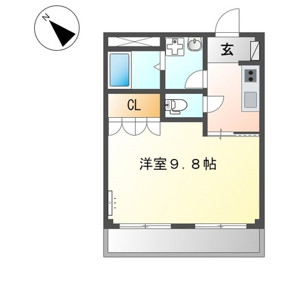 リトル ビーチの間取り
