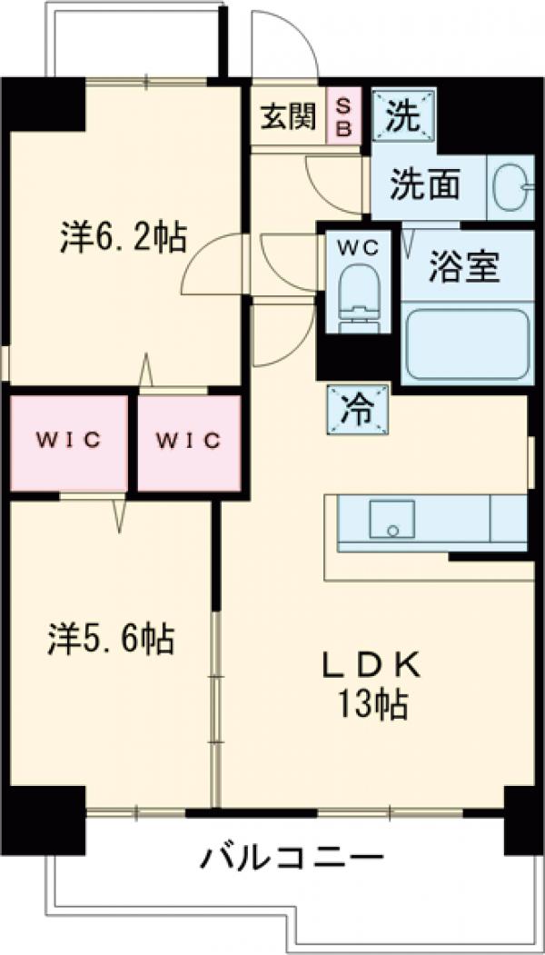 ファーストポイント東比恵の間取り