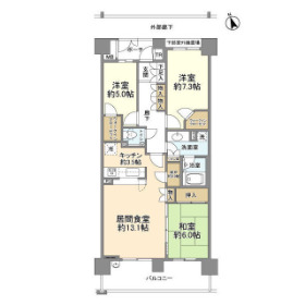 ル・クール八王子みなみ野の間取り