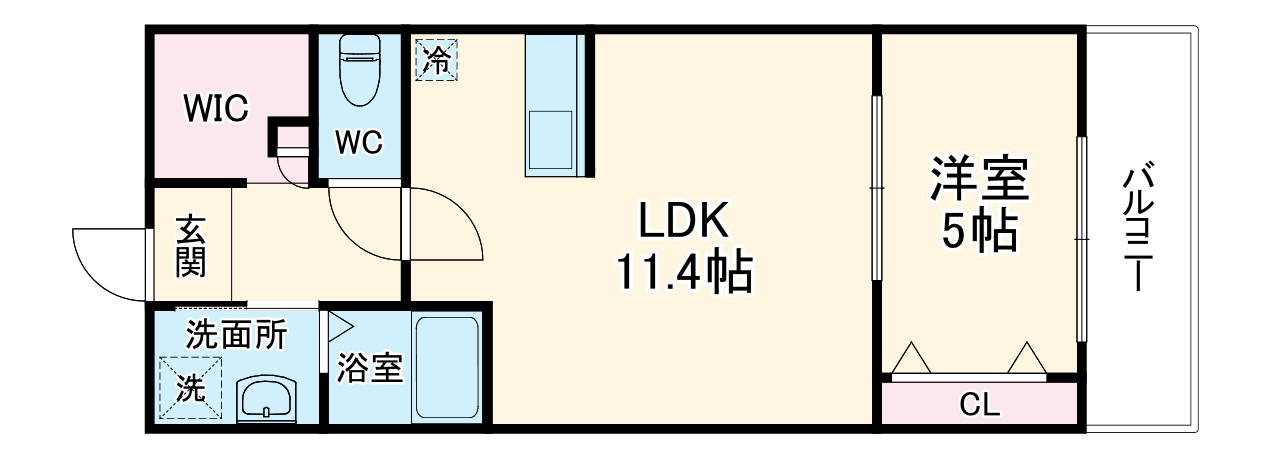 アーク天台の間取り