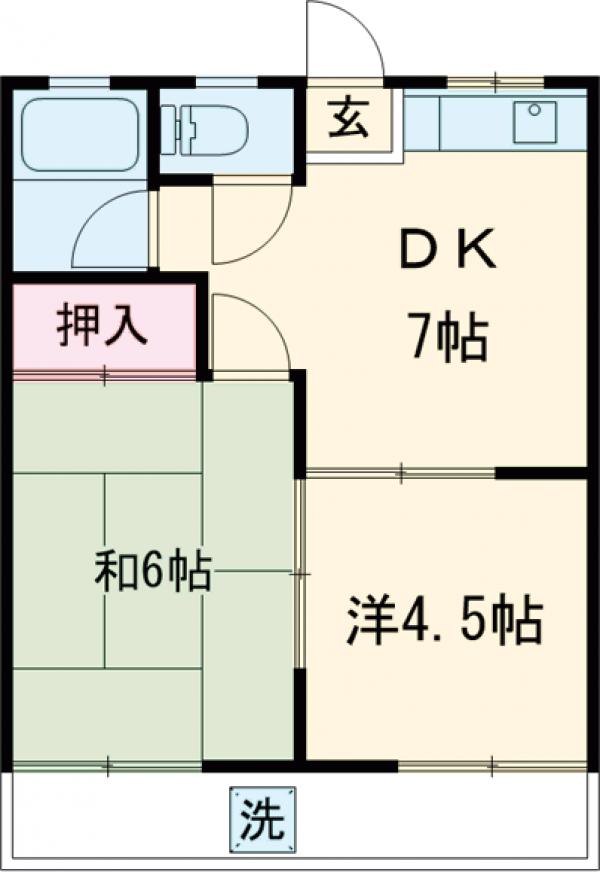 ブラウンハイツの間取り