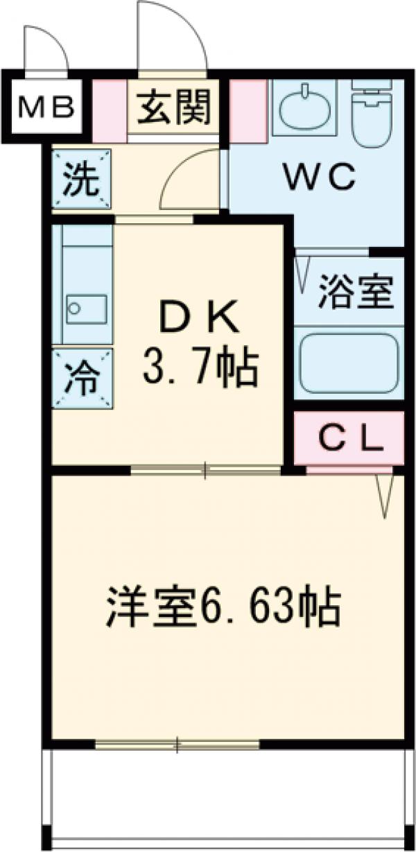 アーバンパーク六町の間取り