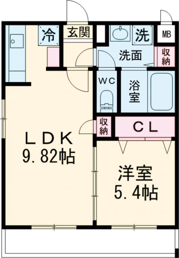 アーバンパーク六町の間取り