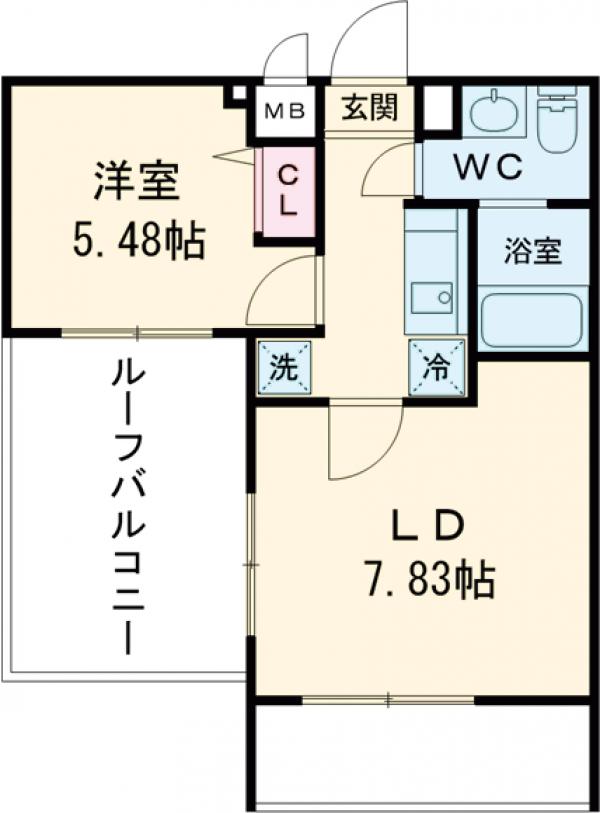 アーバンパーク六町の間取り