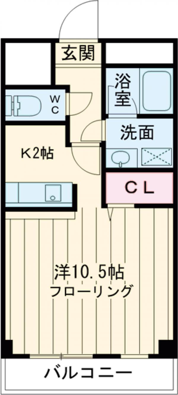 ダイヤモンドフィールドの間取り