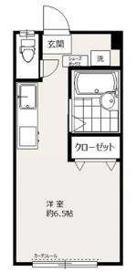 コーポエンジュⅢの間取り