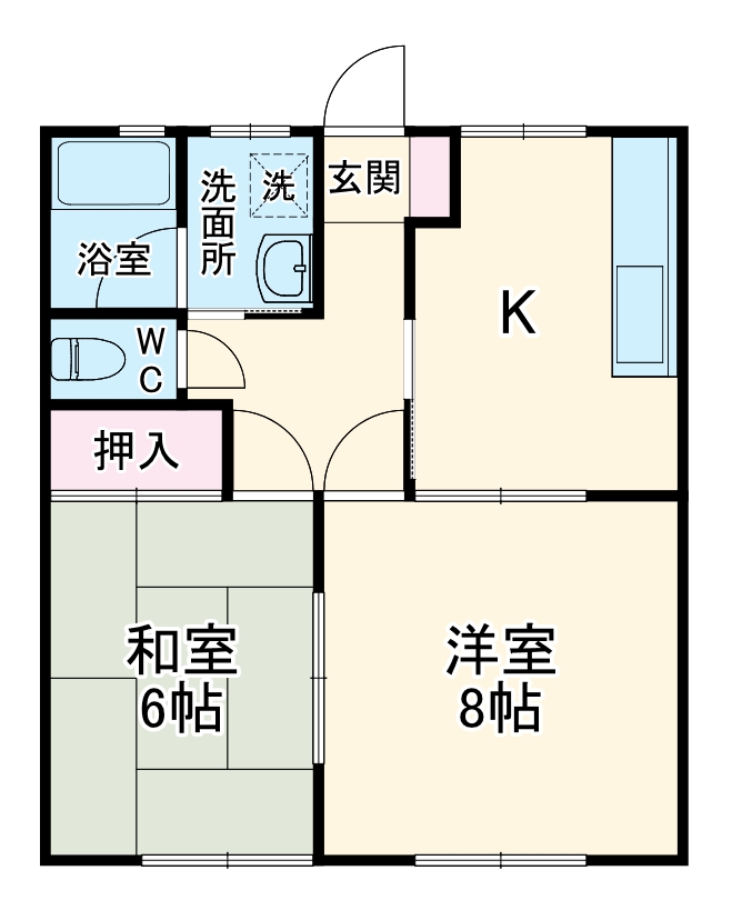 エスポ山田の間取り