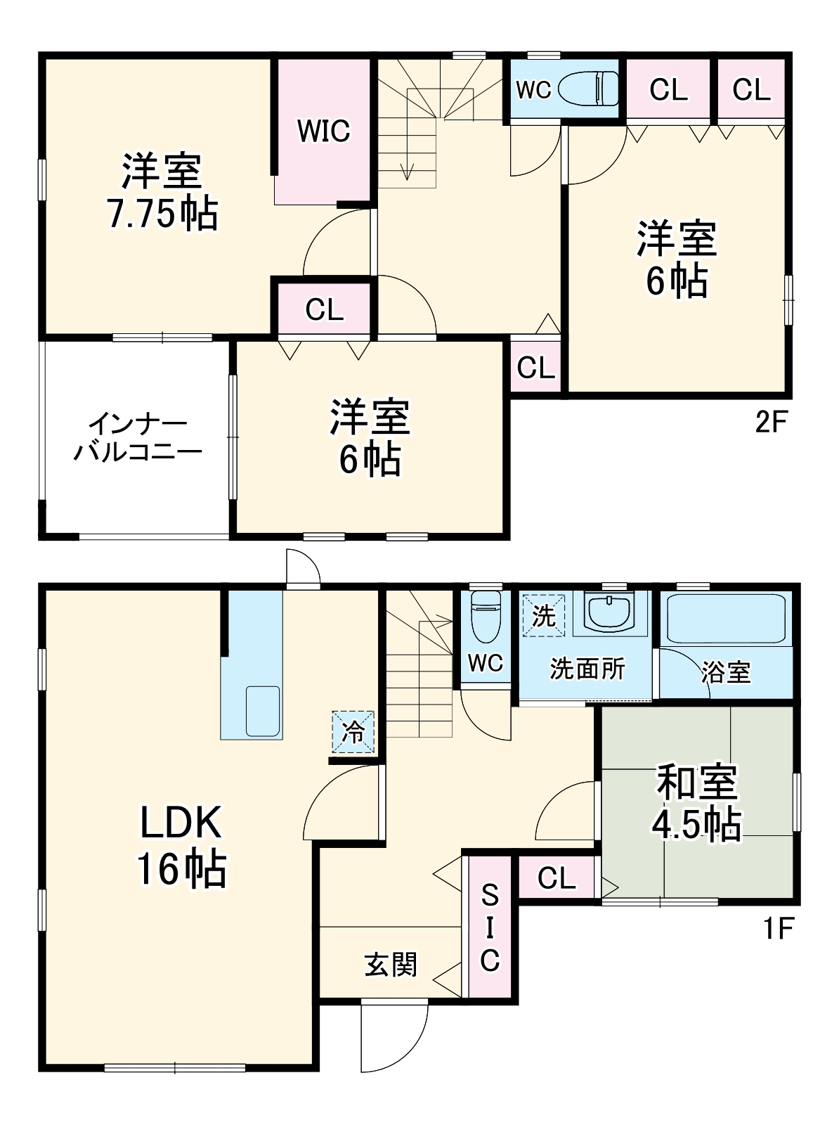 リーブルファイン豊田市高橋町の間取り