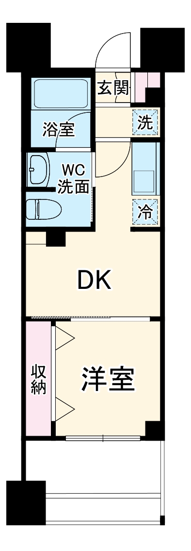 TOPAZ本厚木の間取り