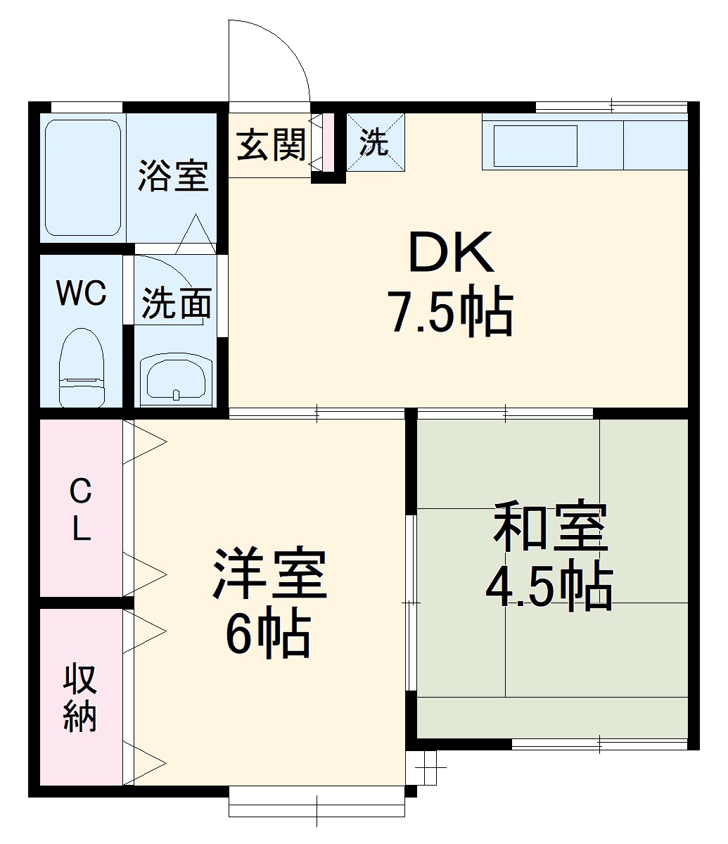 コーポラス3の間取り