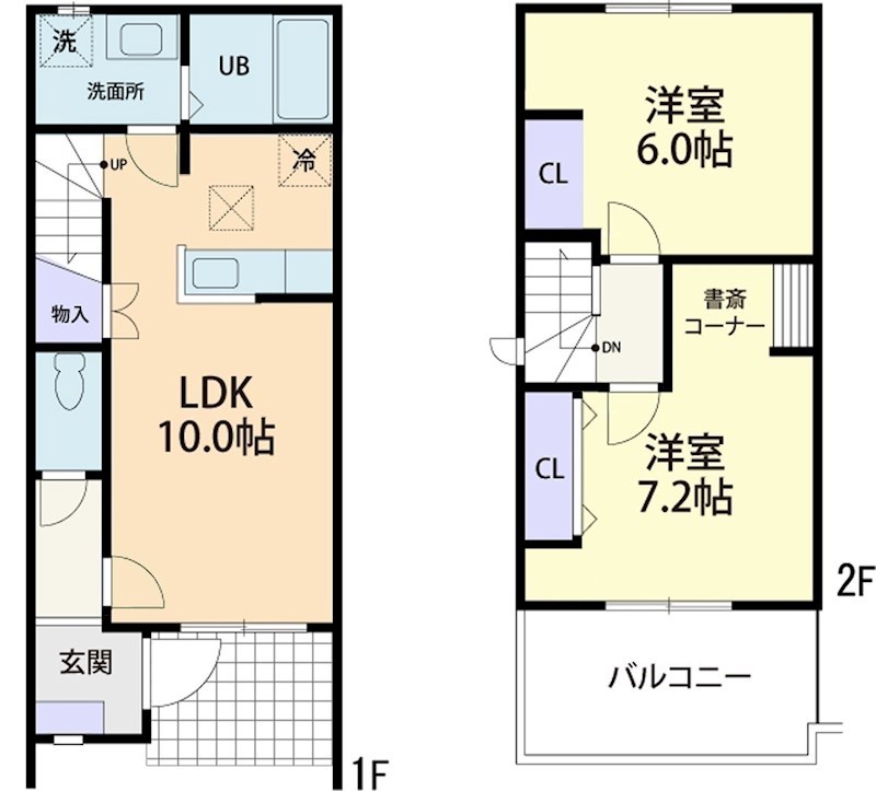 Maison de ShineⅡの間取り