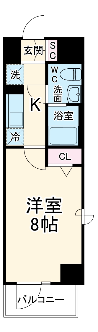 LIME RESIDENCE HIRATSUKA WESTの間取り