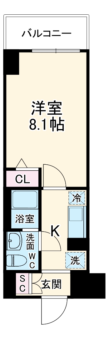 LIME RESIDENCE HIRATSUKA WESTの間取り