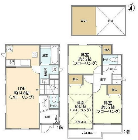 Kolet東浦和#14の間取り