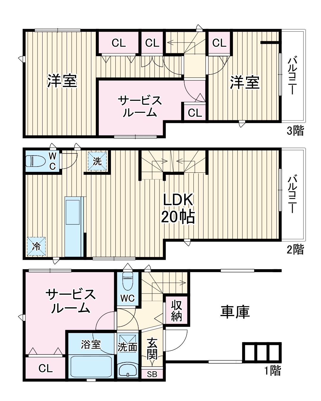 Kolet稲田堤#08の間取り