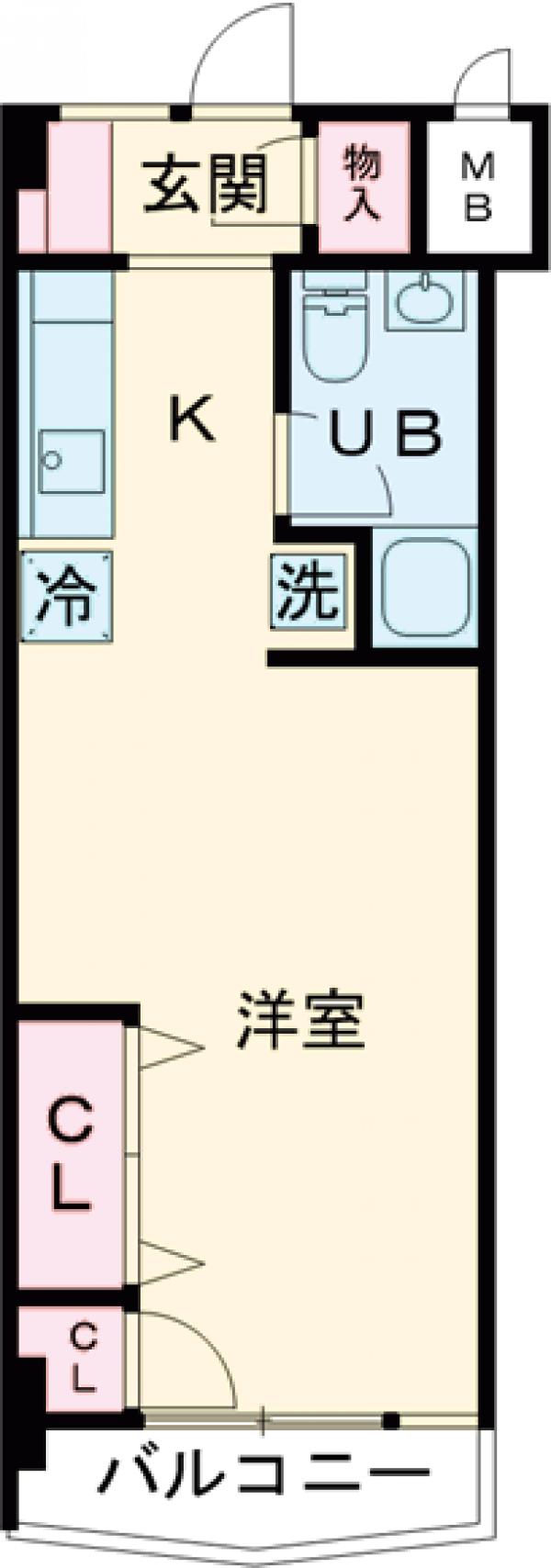 カーサ大岡山の間取り