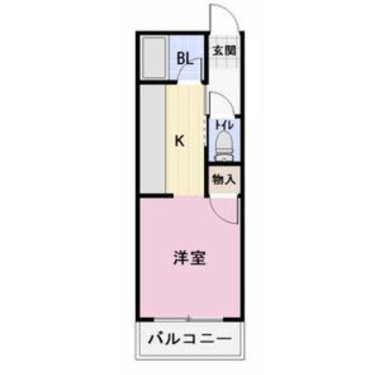 オレンジハウスAの間取り