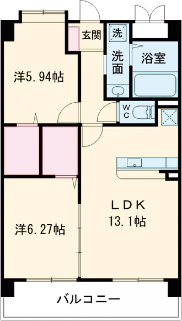 ボヌールふぢの間取り