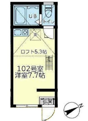 ユナイト新町ファンタジスタの間取り
