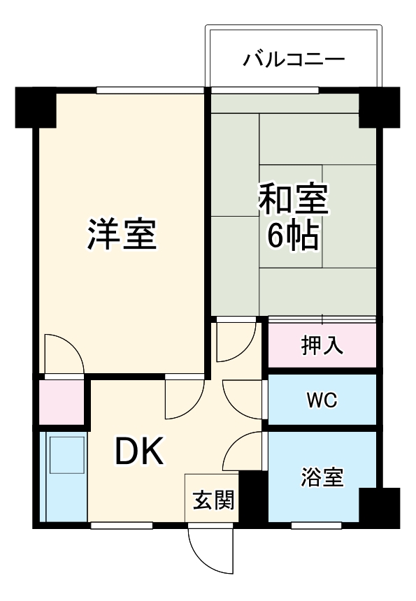 宝第一スカイハイツの間取り