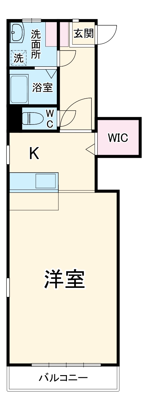 ラフィーネＴ．Ｋの間取り