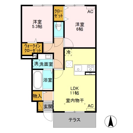カリーノの間取り