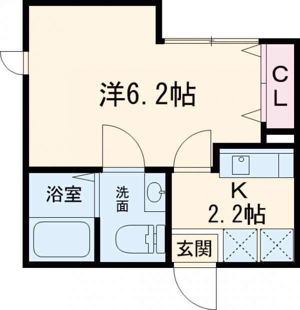 MQuarto船堀Ⅰの間取り