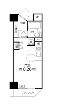 ペルソナージュ横浜の間取り