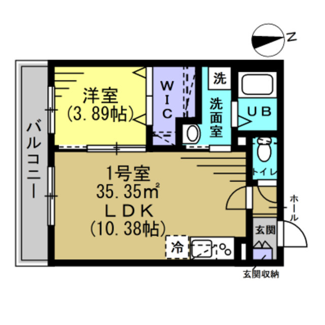 コージーコートの間取り