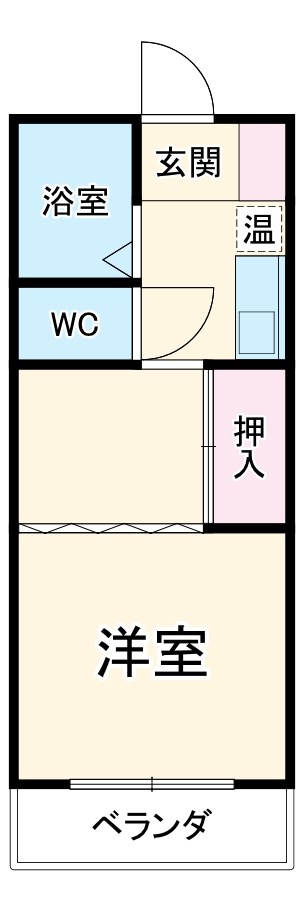 エストーレ清水の間取り