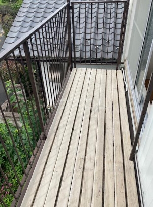 12/25 バルコニー