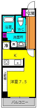 プラザ四天王の間取り