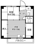 ビレッジハウス高林2号棟の間取り