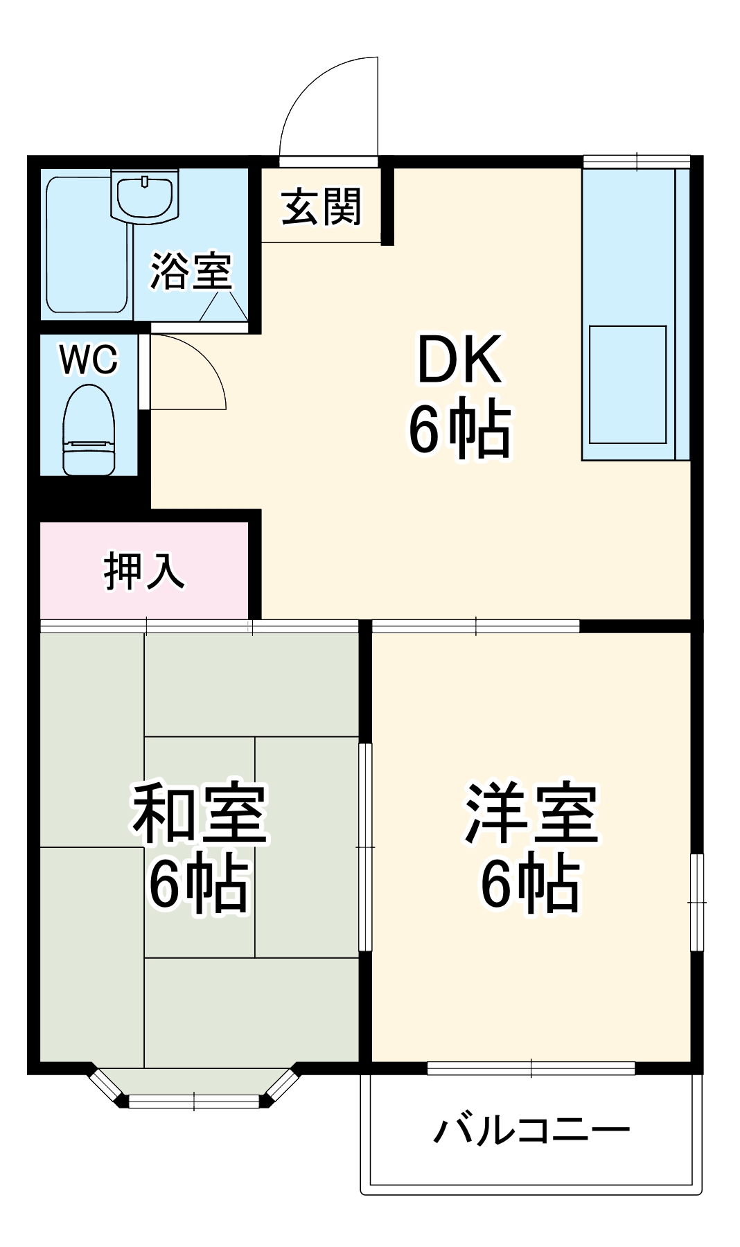 メゾン藤沢の間取り