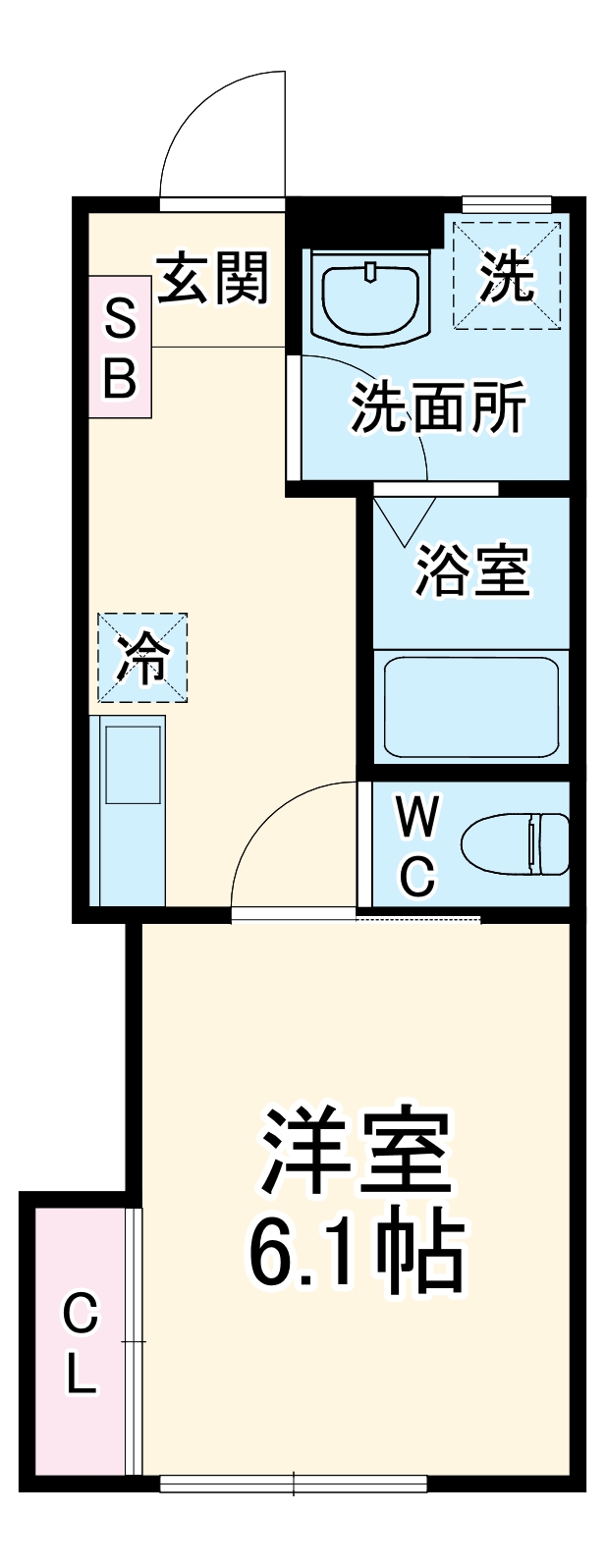 メゾンドショコラの間取り