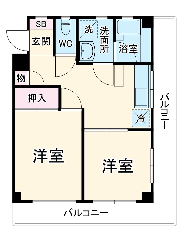 池田マンションの間取り
