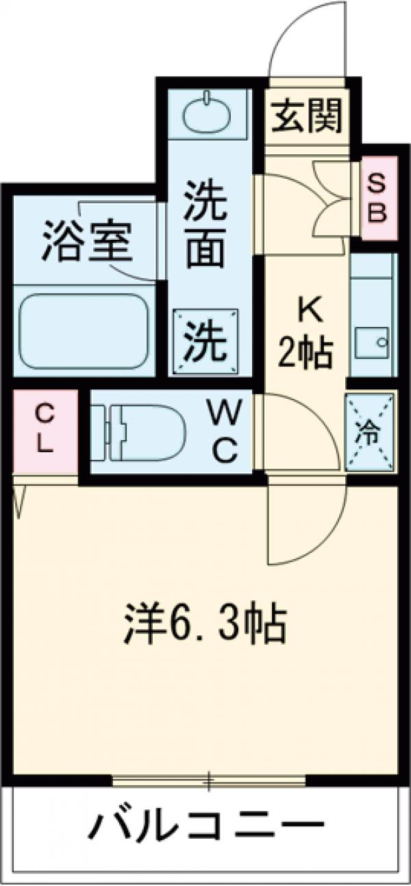 M’sSquare中町の間取り